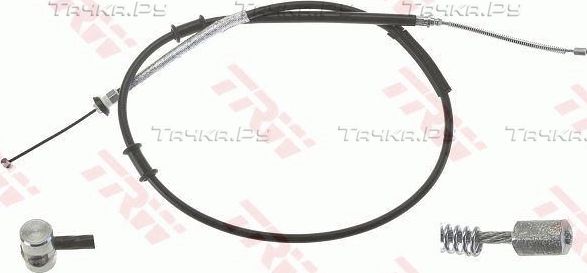 Трос ручника (тросик ручного тормоза) TRW. Артикул GCH453