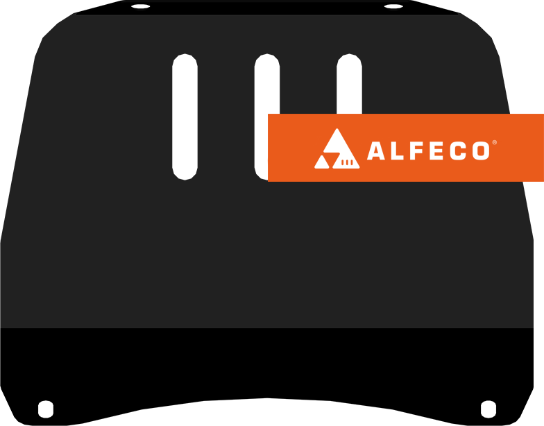 Защита Alfeco для рулевых тяг Chevrolet Niva 2002-2020. Артикул ALF.03.07.1