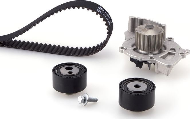 Помпа (водяной насос) с комплектом ремня ГРМ Gates PowerGrip®. Артикул KP15590XS