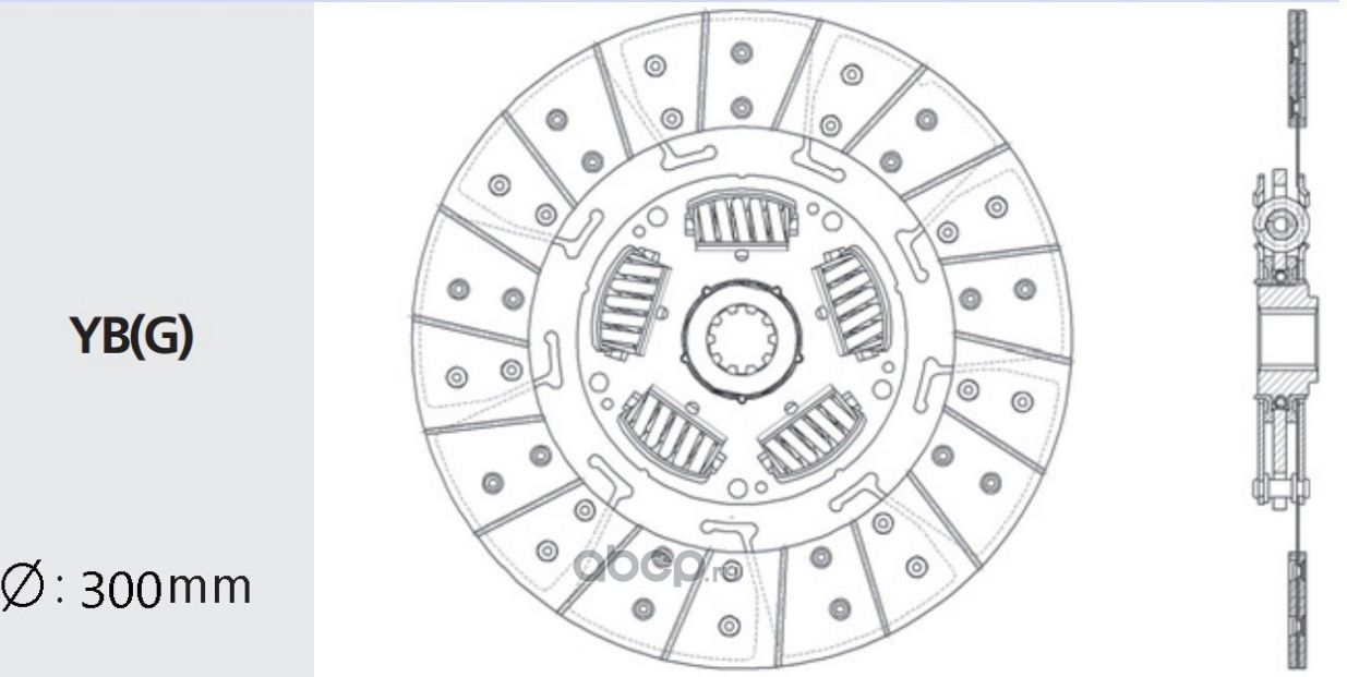 ДИСК СЦЕПЛЕНИЯ (Valeo). Артикул HD68