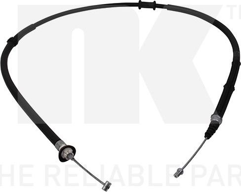 Трос ручника (тросик ручного тормоза) NK левый для Fiat Panda II 2004-2012. Артикул 9023183