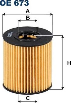 Масляный фильтр Filtron для Ford Transit VIII 2013-2016. Артикул OE 673