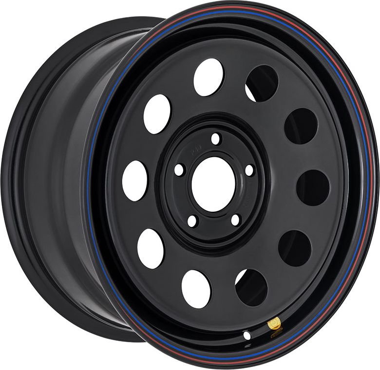 Колёсный диск OFF-ROAD Wheels усиленный стальной черный 5x120 8xR17 d72,6 ET+40 для Land Rover Discovery II 1998-2004. Артикул 1780-520726BL+40