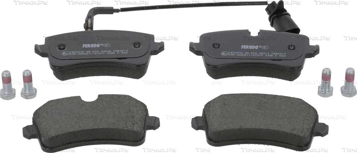 Тормозные колодки Ferodo Premier задние для Audi A6 allroad III (C7) 2012-2018. Артикул FDB4410