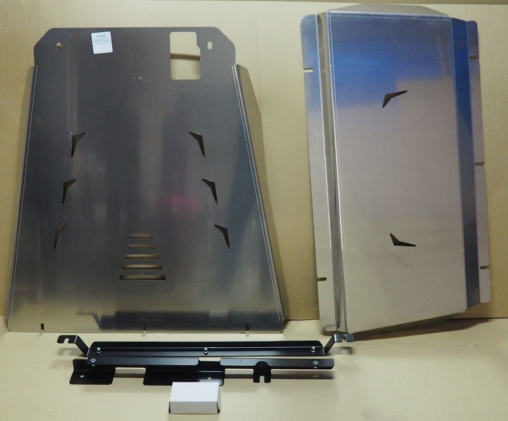 Защита алюминиевая АВС-Дизайн для картера, КПП и РК Cadillac Escalade V  4WD 2021-2026. Артикул 04.38ABC