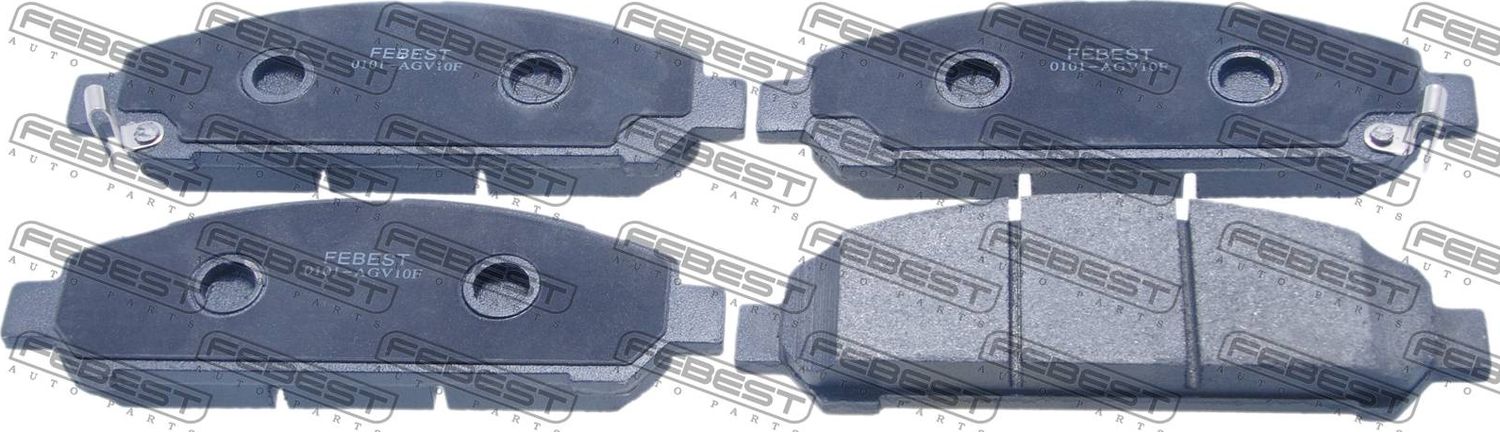 Тормозные колодки Febest. Артикул 0101-AGV10F