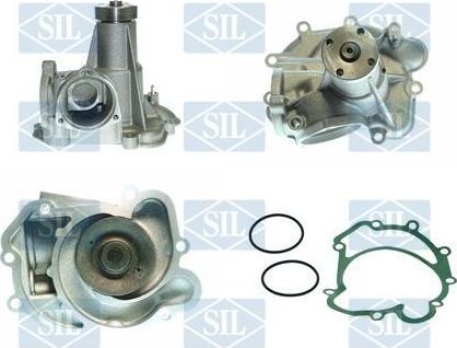 Помпа (водяной насос) Saleri/SIL для Mercedes-Benz S-Класс II (W126) 1980-1981. Артикул PA596