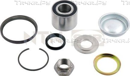 Ступичный подшипник (комплект) NTN / SNR передний для Peugeot Bipper 2008-2010. Артикул R166.07