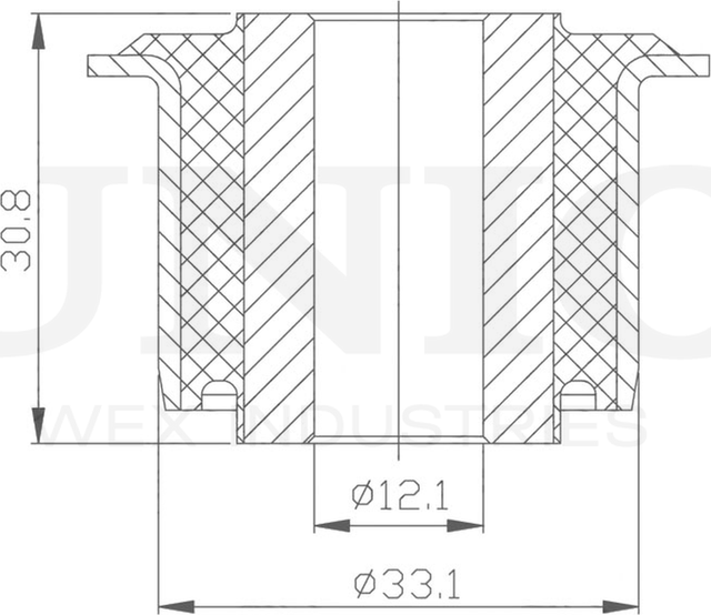 Сайлентблок рычага подвески (Unio). Артикул RMP-20107