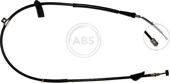 Трос ручника (тросик ручного тормоза) ABS. Артикул K17768