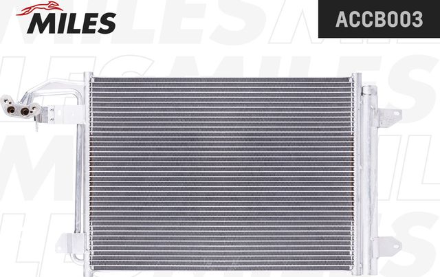 Радиатор кондиционера (конденсатор) Miles для Volkswagen Caddy III 2008-2015. Артикул ACCB003