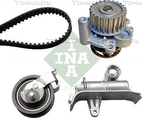 Помпа (водяной насос) с комплектом ремня ГРМ Ina для SEAT Leon I 1999-2006. Артикул 530 0067 30