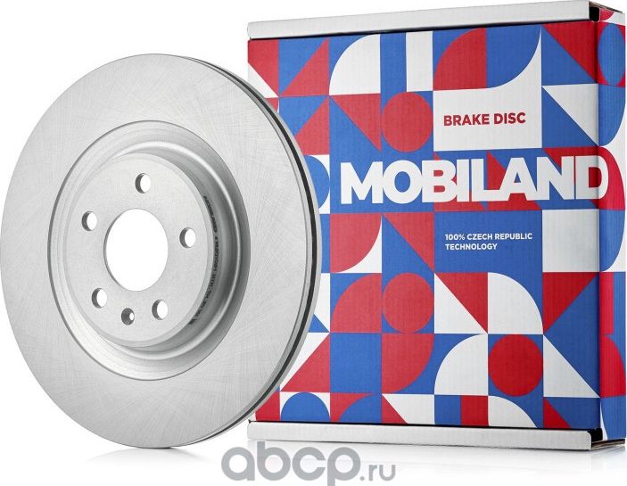 Диск тормозной задний вентилируемый D330мм AUDI A4 B8 (8K2) (Mobiland). Артикул 416201081