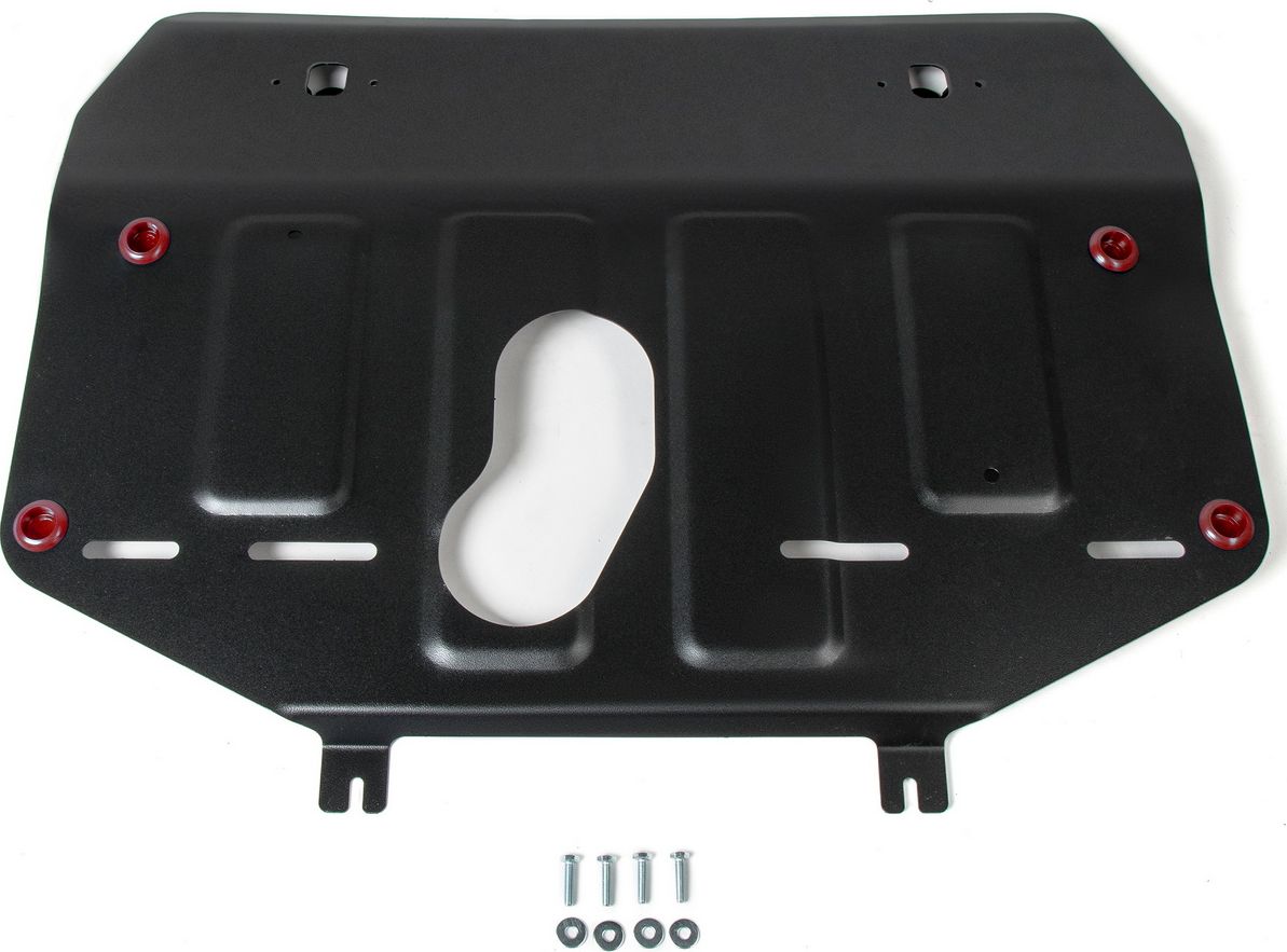 Защита АвтоБРОНЯ для картера и КПП Geely Atlas 2018-2022. Артикул 111.01914.1