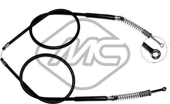 Трос ручника (тросик ручного тормоза) Metalcaucho задний для Fiat Panda I 1980-2004. Артикул 81253