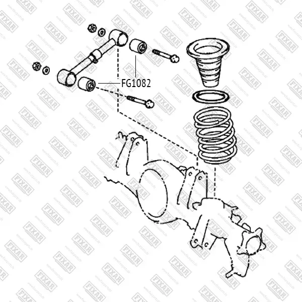 Сайлентблок рычага TOYOTA LAND CRUISER 07- задн.подв. (Fixar) Fixar. Артикул FG1082