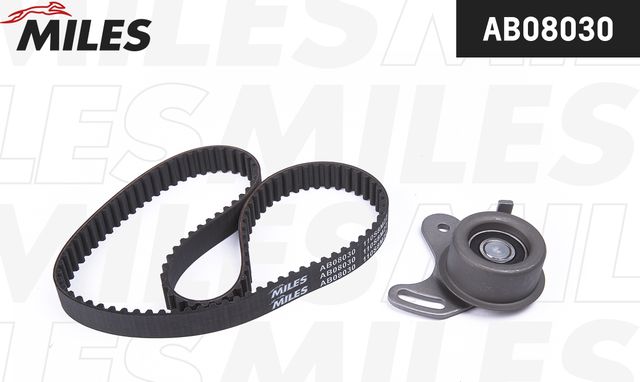 Ремень ГРМ с роликами (комплект) Miles для Hyundai Lantra II 1998-2000. Артикул AB08030