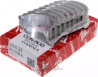 R3108A0,25 ВКЛАДЫШИ ШАТУННЫЕELANTRA 06-,CEED G4FC 06 (Taiho). Артикул R3108A025