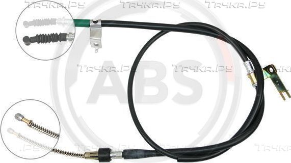 Трос ручника (тросик ручного тормоза) ABS. Артикул K14608