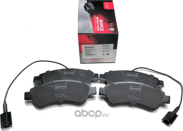 Колодки тормозные дисковые зад. CITROEN JUMPER 16- FIAT DUCATO (250_,2 (Bapco) Bapco. Артикул BP0461
