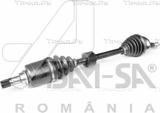 Полуось (привод в сборе, приводной вал) ASAM. Артикул 30999