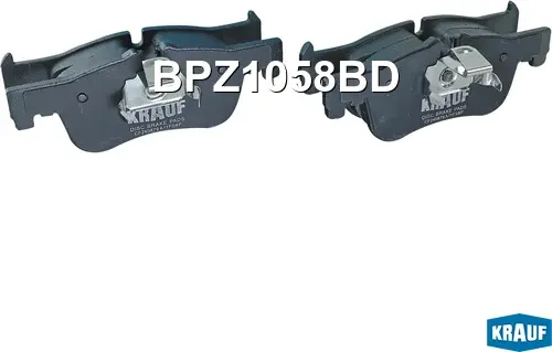 Колодки тормозные (Krauf). Артикул BPZ1058BD