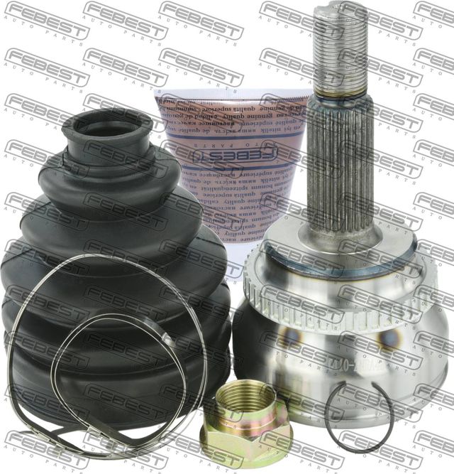 Шрус наружный (граната) Febest передний для Toyota Corolla Verso I 2004-2009. Артикул 0110-ZNRA48