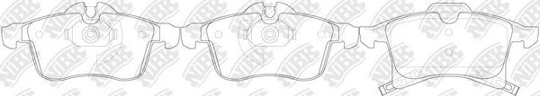 Тормозные колодки NiBK. Артикул PN0355