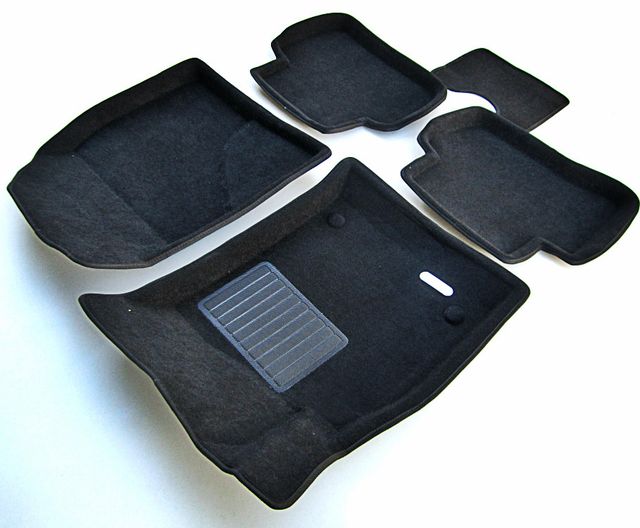Коврики текстильные Euromat 3D Business для салона Nissan Juke 2011-2014. Артикул EMC3D-003701