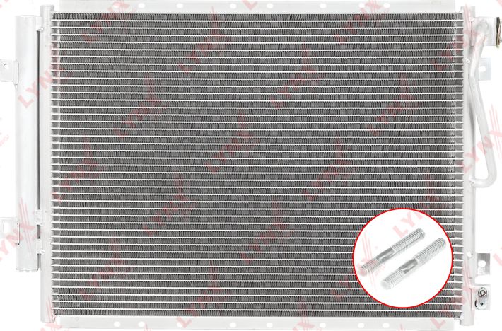 Радиатор кондиционера (конденсатор) LYNXauto. Артикул RC-0065