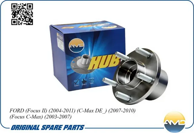 Ступица с подшипником FORD FOCUS 2 04- перед. (AMD) AMD. Артикул AMDHUB53