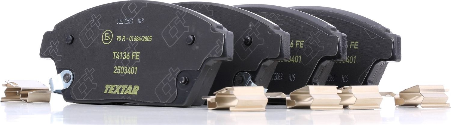 Тормозные колодки Textar Q+. Артикул 2503401