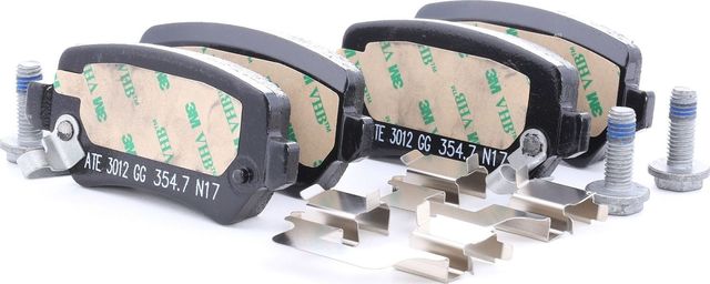 Тормозные колодки ATE задние для Opel Astra H 2004-2014. Артикул 13.0460-2868.2