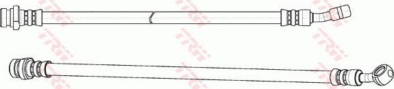Тормозной шланг TRW. Артикул PHD1123