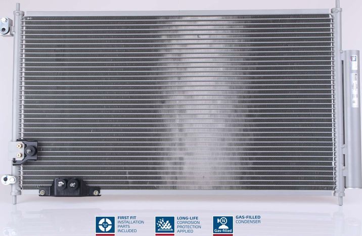 Радиатор кондиционера (конденсатор) Nissens (алюминий). Артикул 94788