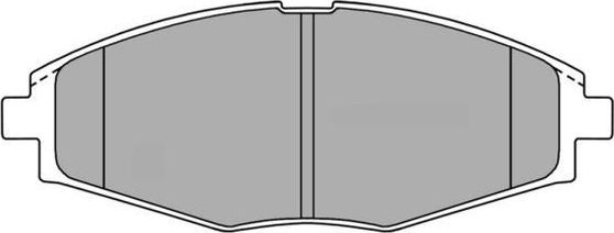 Тормозные колодки Fremax передние для Daewoo Lanos 1997-2008. Артикул FBP-1092