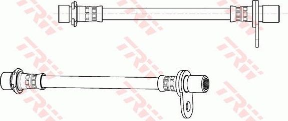 Тормозной шланг TRW. Артикул PHA603