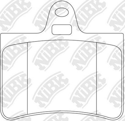 Тормозные колодки NiBK. Артикул PN0193