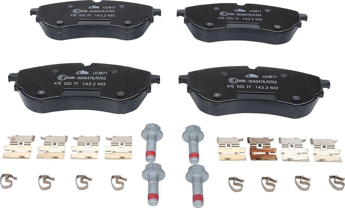 Тормозные колодки ATE Ceramic. Артикул 13.0470-3877.2