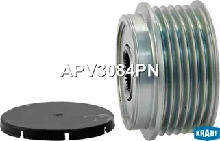 Шкив генератора HYUN/KIA 10 Krauf. Артикул APV3084PN