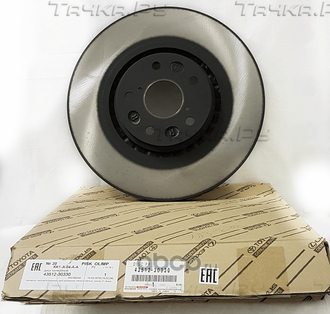 Тормозной диск Toyota передний правый для Lexus RC I 2014-2026. Артикул 4351230330