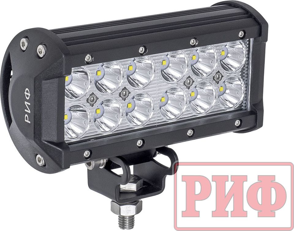 Фара дальнего света РИФ 167 мм 36W LED. Артикул SM-931P