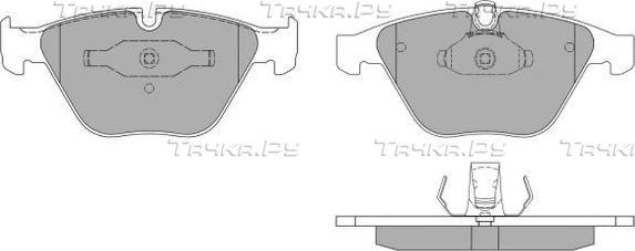 Тормозные колодки Fremax передние для BMW 3 V (E90/E91/E92/E93) 2004-2013. Артикул FBP-1388