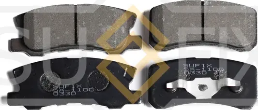 Колодки тормозные дисковые | зад прав/лев | (Sufix). Артикул SX-1100