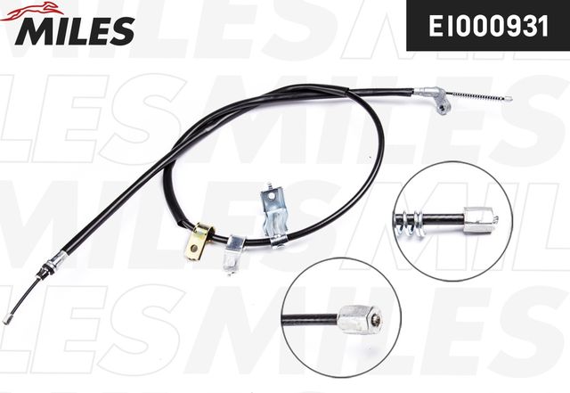 Трос ручника (тросик ручного тормоза) Miles. Артикул EI000931