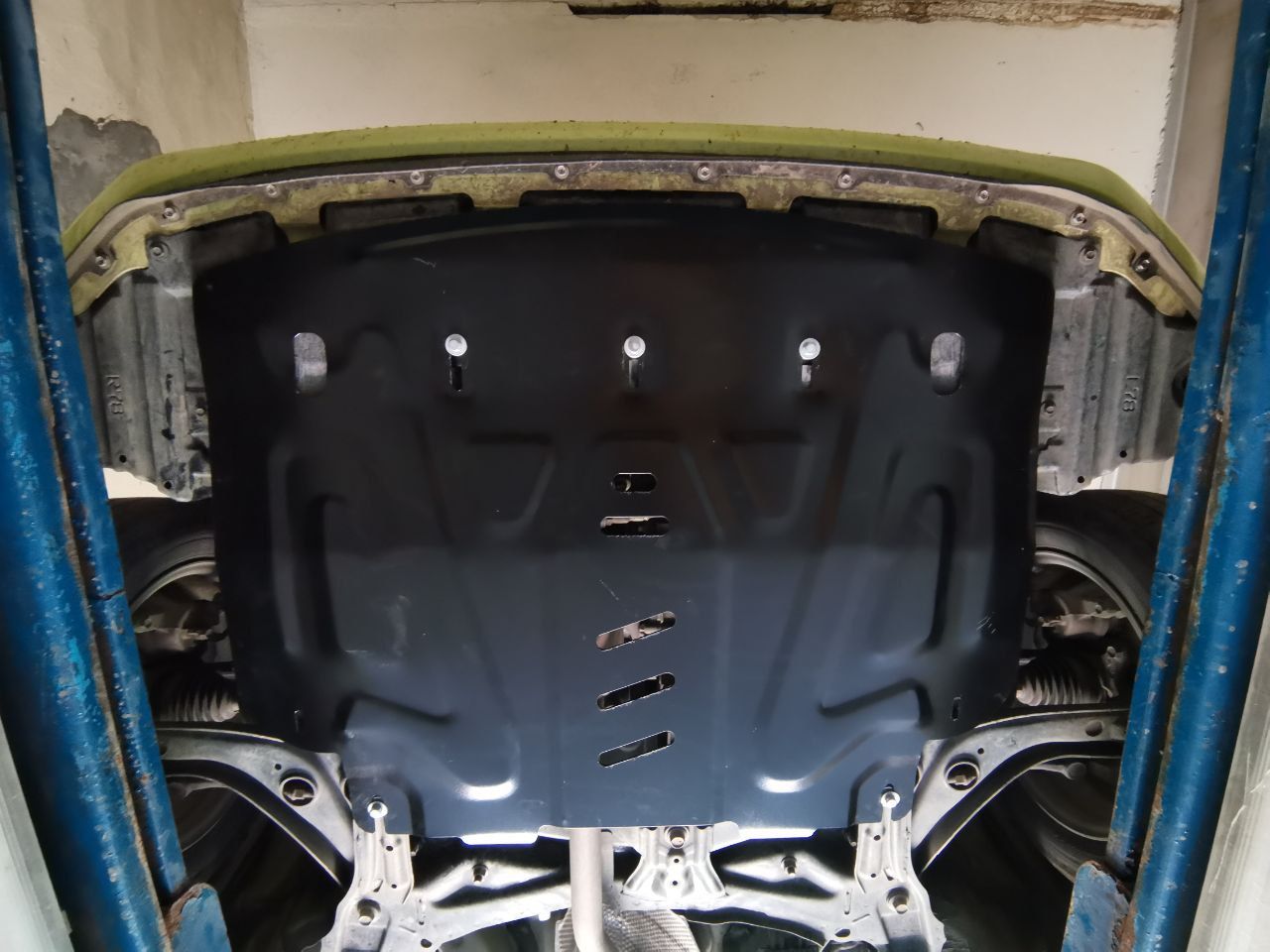 Защита Alfeco для картера и КПП Toyota Sienta (XP170) 2015-2022. Артикул ALF.24.148