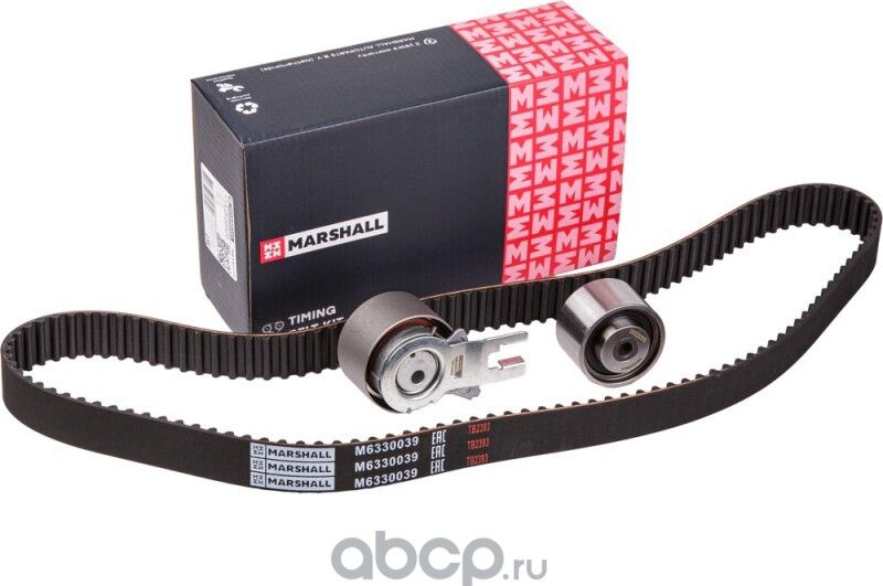 Комплект ГРМ Volvo S40 II 06-, S60 I 01-, S60 II 10-, S80 I 01-, S80 II 06-, XC6 (Marshall) Marshall. Артикул M6330039