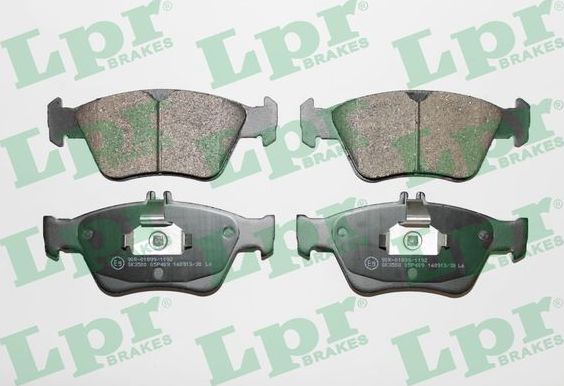 Тормозные колодки LPR. Артикул 05P409