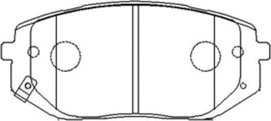Тормозные колодки CTR. Артикул GK1512