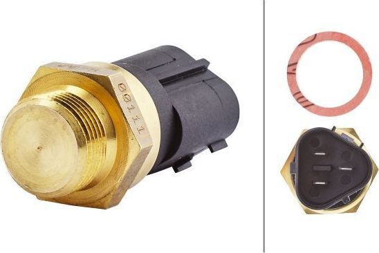 Датчик температуры охлаждающей жидкости Hella. Артикул 6ZT 007 800-111